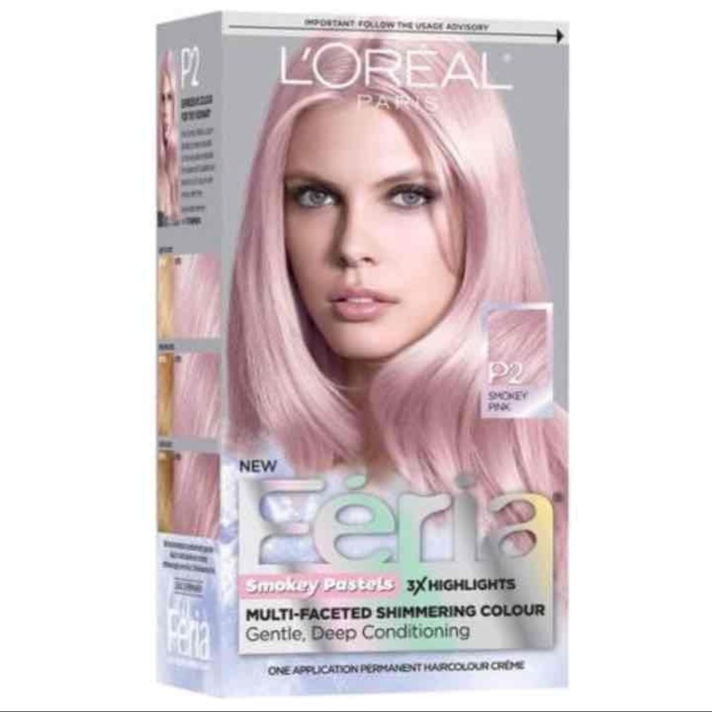 L'Oreal Feria Smokey Pink Pastels Haircolor